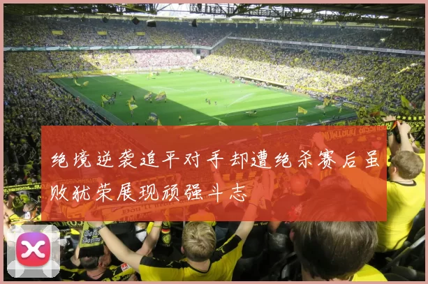 绝境逆袭追平对手却遭绝杀赛后虽败犹荣展现顽强斗志
